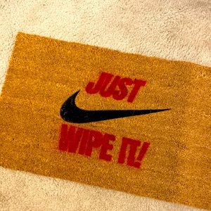 Handmade Nike Doormat